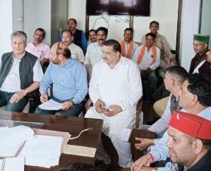 Shimla: Labor organizations united to protest against the functioning of the Labor Welfare Board