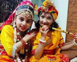 Janmashtami festival celebrated with pomp in BL School Kunihar