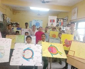 Jwalamukhi: To increase interest in science and mathematics among children, competitions were organized in Boys School Jwalamukhi.