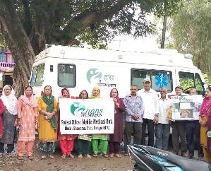 Panchrukhi: The Hans Foundation organized a free health camp in Tatahal, health check-up of 40 people