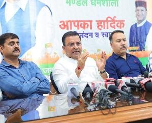 Dharamsala: Sukhu's thug government running in the state: Trilok Kapoor