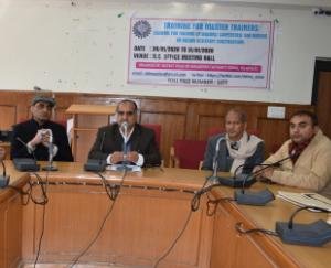 बहु आपदा भवन निर्माण पर दो दिवसीय कार्यशाला शुरू