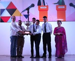 Solan: Rashtriya Indian Military College, Dehradun was the winner in Mohinder Memorial Bilingual Turncoat Debate. 111