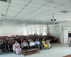  Students made aware about cyber fraud in Jaisinghpur College