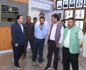 Vice President took stock of the ongoing development works in the Assembly Secretariat