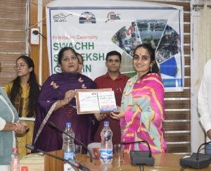 Women are ahead in keeping not only homes but also Panchayats clean.