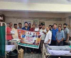 BJYM organizes blood donation camp in Dehra hospital
