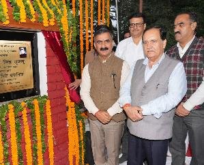 Chief Minister laid the foundation stone of Annadale View Building 111
