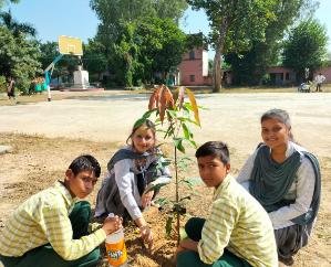 Indora: Trainees of Minerva College conducted cleanliness campaign in government schools