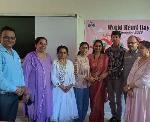 Dharamshala: World Heart Day celebrated in Rakkar College