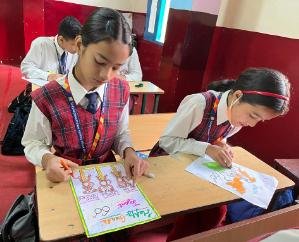 Solan: Father of the Nation's birth anniversary celebrated with pomp at Sai International School