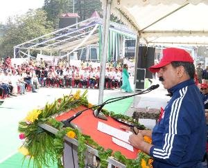 Chief Minister flagged off the state level marathon 123