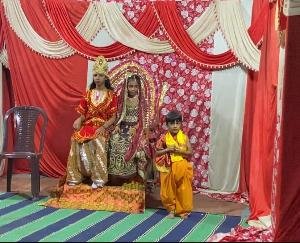 Ramlila of small children started in Lambagaon