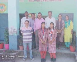 Jwalamukhi: Two girl students of Jujpur High School selected for state level competition