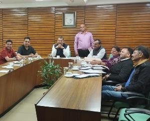 Welfare committee meetings held in the assembly secretariat