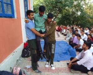 Dehra: 3 day training camp on disaster management started in Dhaliyara College