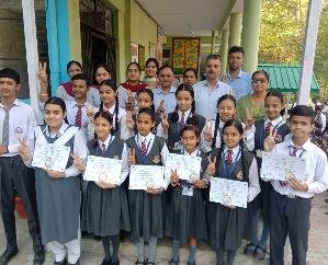 BL School Kunihar wins medals in Children's Science Conference