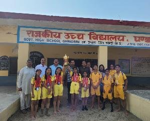 Indora: Ghandran School's dominance in Judo continues in district level games.
