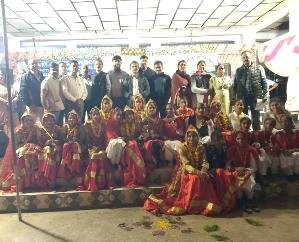 Girls of Paliar School achieved first position in folk dance.