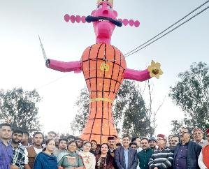 Dussehra festival celebrated with pomp in Kunihar