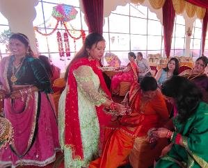 Solan: Innerwheel Club Midtown celebrated the festival of Karva Chauth.