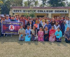 Dehra: Youth took pledge for TB free India