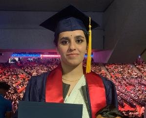Indora: Mrinal Bhanot of Kandrori hoisted the flag in America University