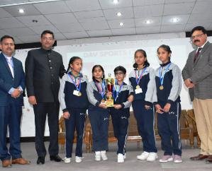 Jwalamukhi: State level badminton and chess competitions held in DAV Bhadoli.