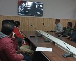  Shimla: Film on Bangladesh Liberation War shown at Congress Headquarters Rajiv Bhawan.