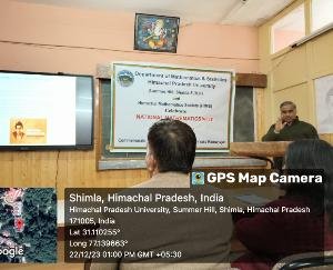 Shimla: Mathematics Department at HPU celebrated the birthday of Srinivasa Ramanujan.