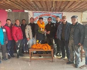 Sanjeev Gandhi felicitated in Dharamshala on becoming a member of EC of Eco Tourism Society