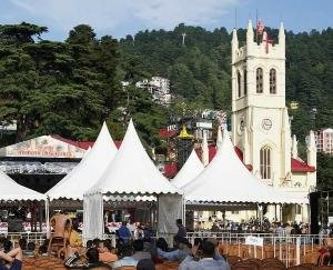 Local businessmen of Shimla expressed opposition to the stalls installed on the ridge.