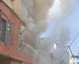  Fire breaks out in PENT Colony near Scandal Point, Shimla 123