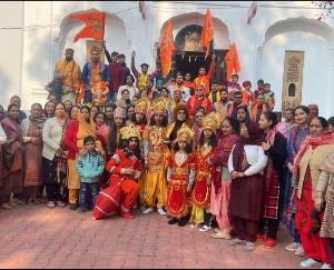 Jaisinghpur: Various programs held in Lambagaon regarding the consecration of Lord Ramlala.