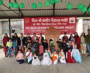  Dehradun: Republic Day celebrated at Kendriya Vidyalaya Naleti