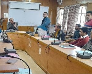 Hand on EVM training given to sector officers in Bharmour