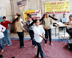 Children's fair organized by Ganpati Education Society Kunihar in Digal