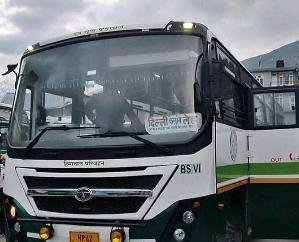 HRTC bus runs on Leh-Delhi route after nine months, the route is no less than heaven