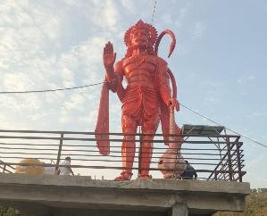 Kunihar: 25 feet statue of Hanuman ji installed in Pattabarawari