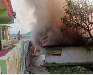Fire breaks out in a private school in Dharamshala, building damaged