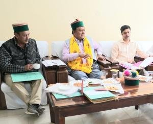 Jagat Singh Negi presided over the meeting of Kinnaur Local Area Development Committee.