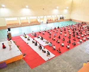 Yoga Day celebrated in Nauni