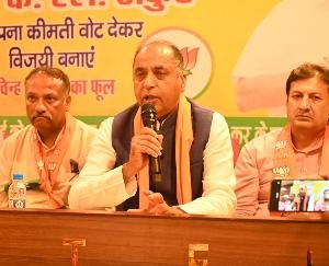 Power's protection of crime, 132 cases registered against Congress candidate from Nalagarh: Jairam Thakur