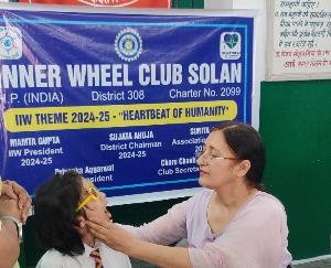 Solan: Hygiene checkup camp organized in Dayanand Adarsh Vidyalaya
