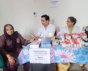 Indora: Health check of 21 patients in Suradwan