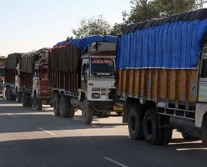 Cement plant dispute, angry truck operators started strike