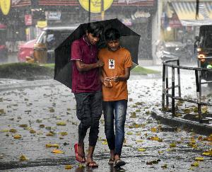 In Himachal, the Meteorological Department issued a yellow alert for rain on July 17 and 18.