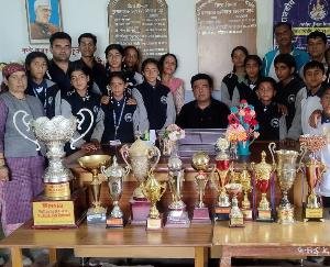 Government Senior Secondary School Kathog stood first in the sports competition organized for Under 14.