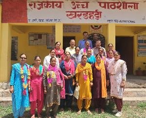 Kunihar: Hemraj Pal became the chairman of the school management committee in Government High School, Khardahatti.