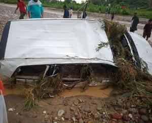 Una wedding procession's car washed away in Punjab's Jejo ravine, 9 people died